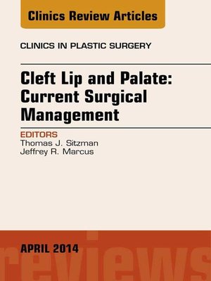 cover image of Cleft Lip and Palate